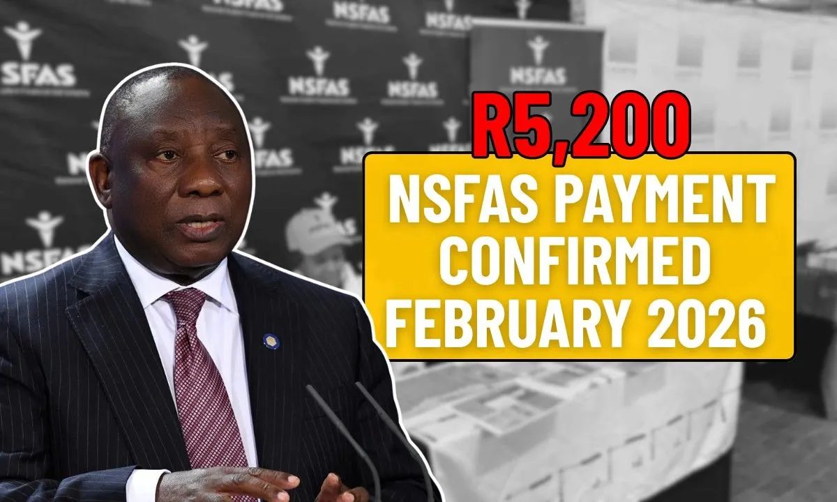 R5,200 NSFAS Allowance February 2026, Payment Dates, Who Gets Paid, and What Students Must Do